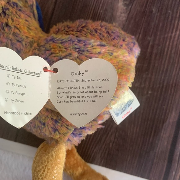 Ty Beanie Babies - Dinky the Dodo Bird Plush - Picture 9 of 11